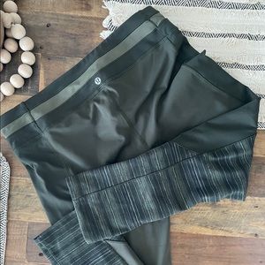 Lululemon cropped leggings size 10